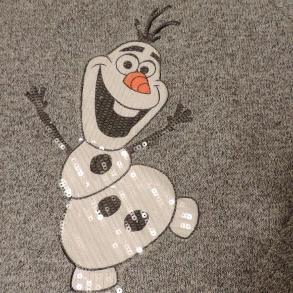 Disney Frozen Olaf Snowman sweater XL - Picture 2 of 4